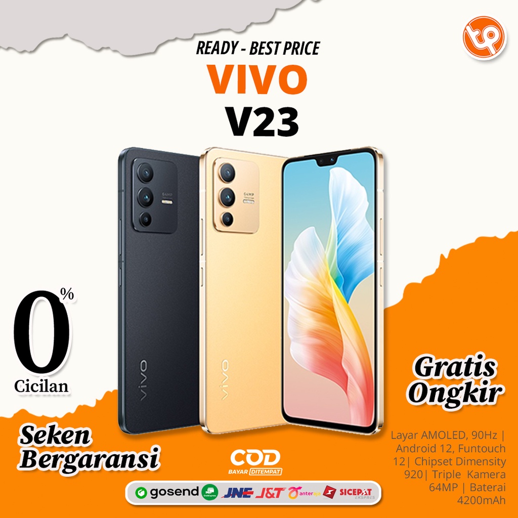 Vivo V23 5G RAM 8/128gb Resmi Second HP bekas android Bekas Second