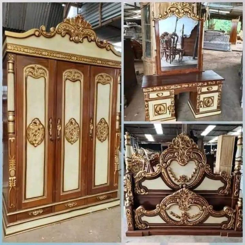 Kamar set cinta dipan lemari meja rias jati Jepara