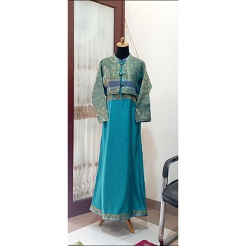 Gamis kombinasi Songket