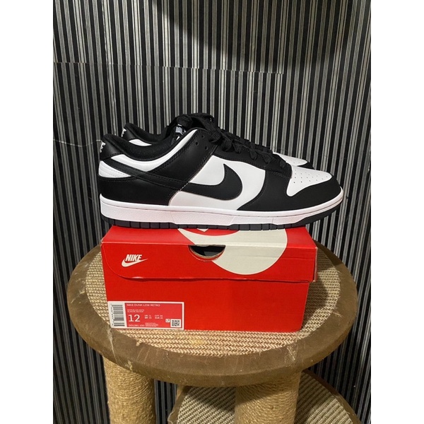 Nike dunk low black white