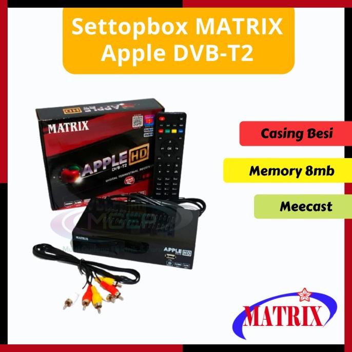 Set Top box Matrix APPLE New DVB T2 Meecast