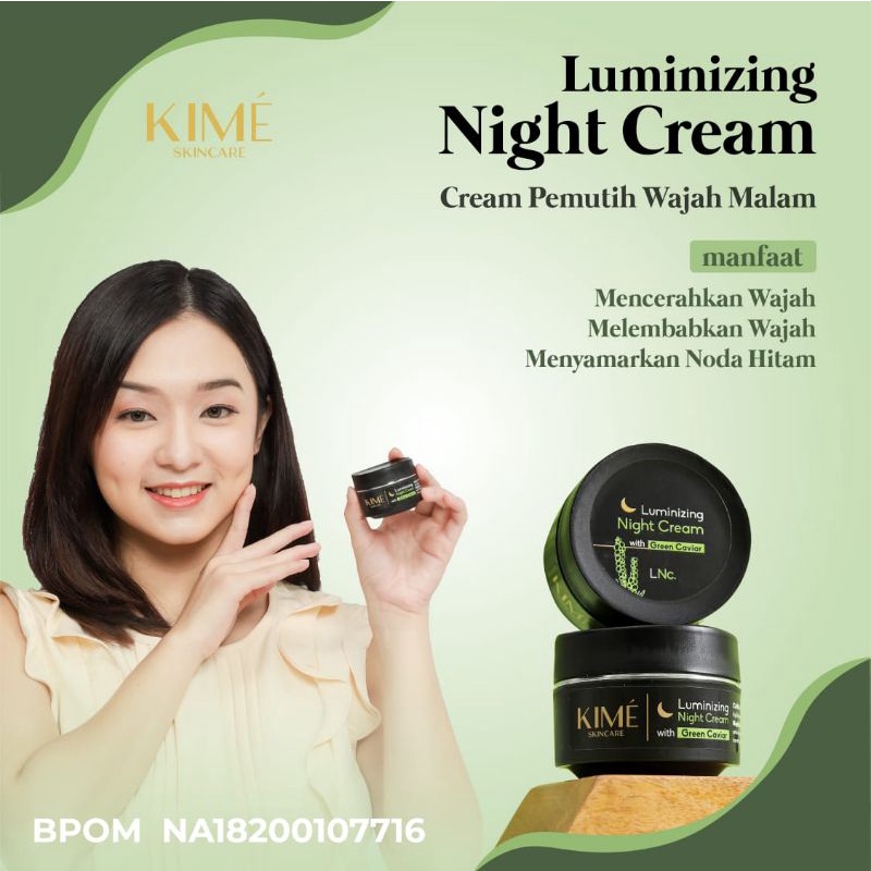 [RESELLER] Kime Skincare Night Cream 5 Pcs
