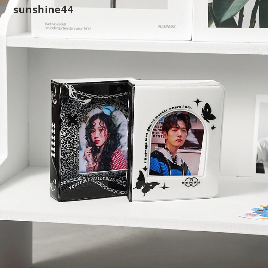 Sunshine Album Foto Polaroid 3 &quot;Gaya Retro Warna Hitam