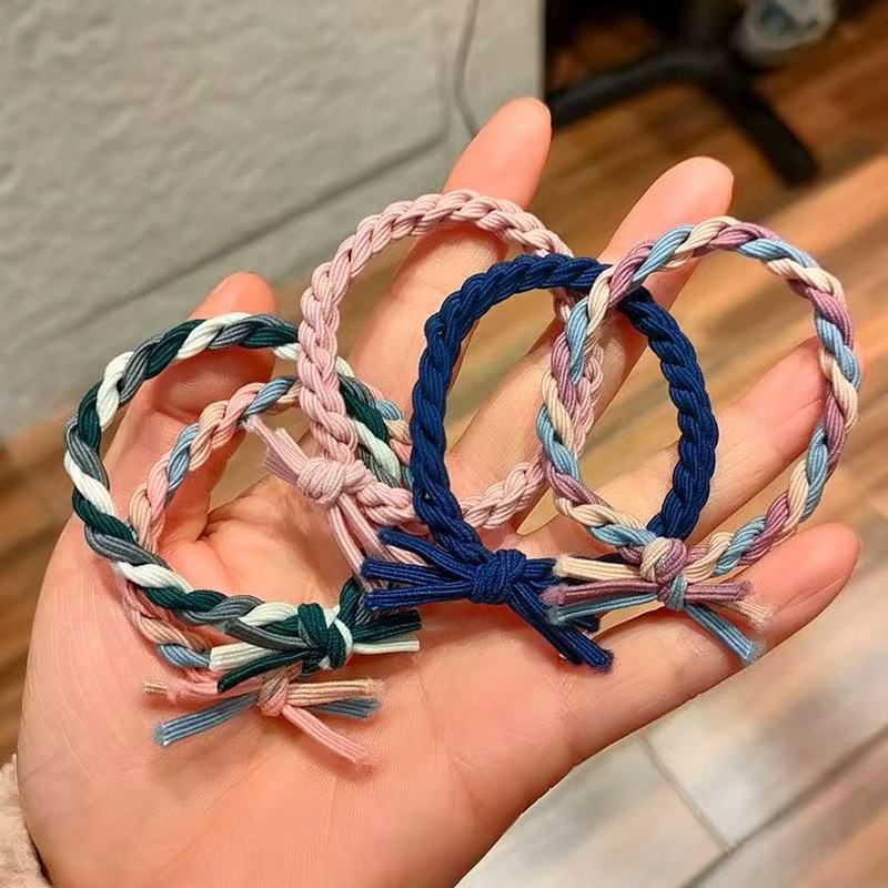 Ikat Rambut Kepang Import Warna Warni
