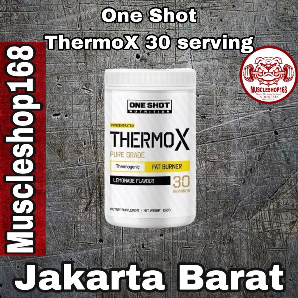 One Shot Thermo X 30 serv Fatburner Non Stimulant Powder