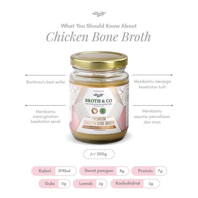 

Broth & Co - Bone Broth (chicken,beef,fish 210ml)