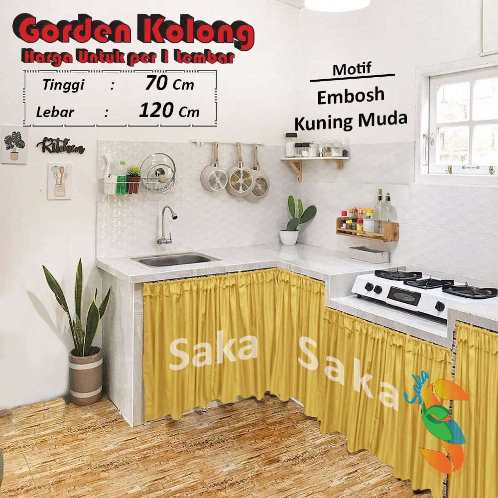 Gorden Kolong Dapur Minimalis
