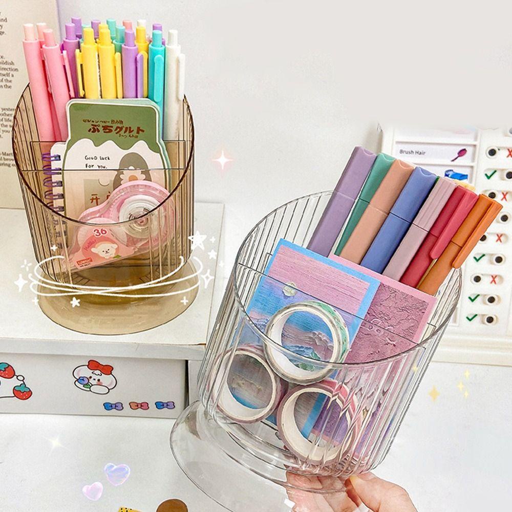 Preva Pencil Case Tempat Penyimpanan Kreatif Transparan Tahan Lama