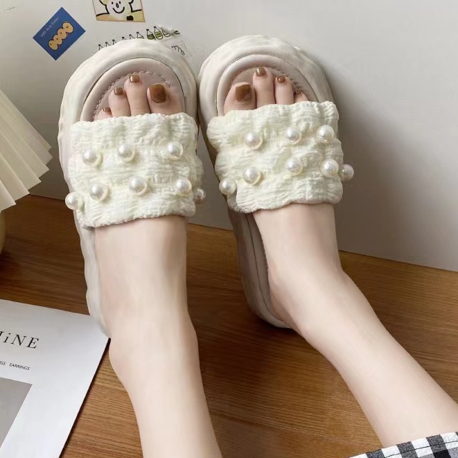 AND / COD / Sandal Wanita Import Sendal Jalan Perempuan Kekinian Sandal Kasual Fashion Cewek Korea Sendal Selop Wanita Murah SPT-36