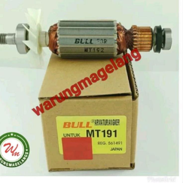 Penjualan Terpopuler MT191 ARMATURE ANGKER MESIN KETAM PLANNER MAKTEC MT 191 192 MERK BULL mt191 mt1