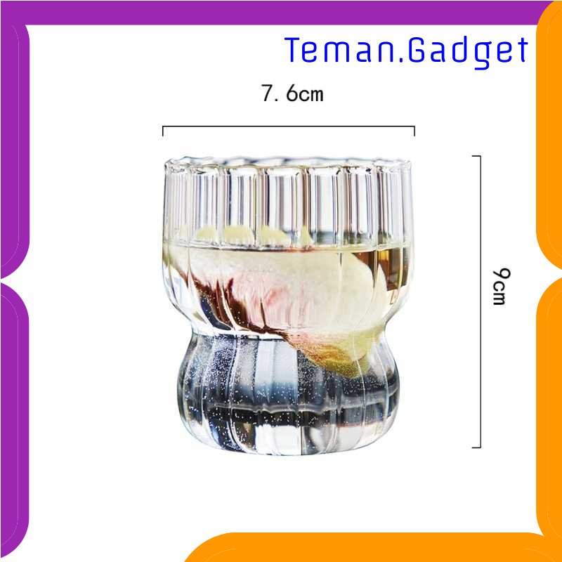 TG - DPR OTM Gelas Cangkir Oatmeal Cup Breakfast Crystal Glass Cup 260ml - T031