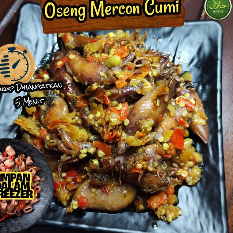 

™ Oseng Mercon/ Sambal Cumi Xtra HoT ( Kemasan Sachet Mini 50 gr) ㅍ