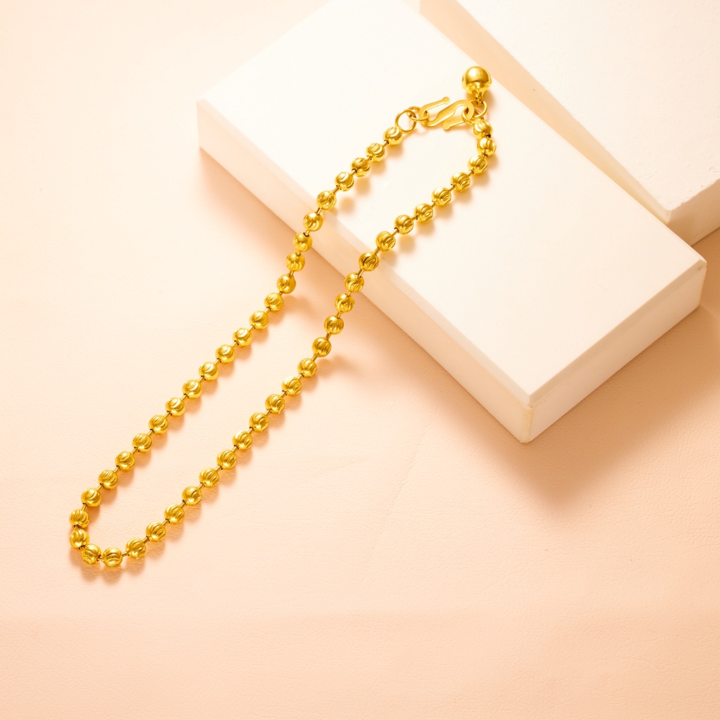 Hyl Jewelry 01a COD Couple Gelang Kaki  Perempuan Harian