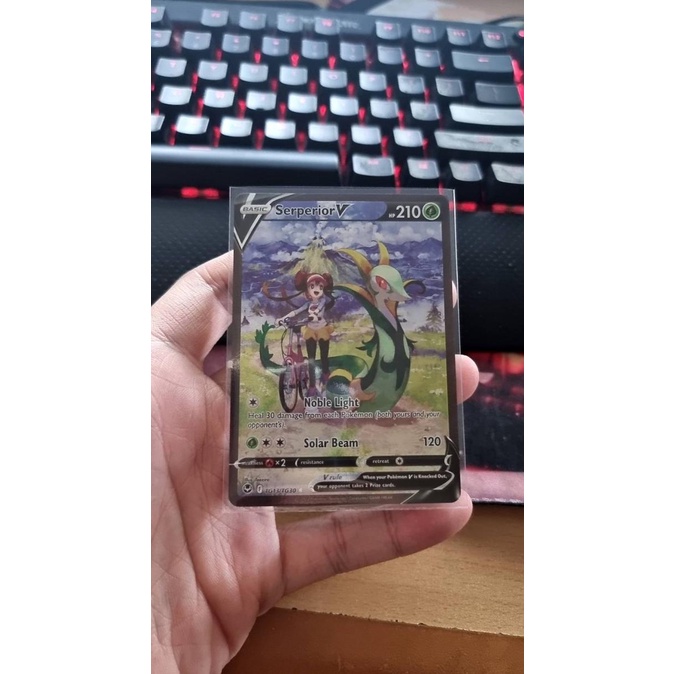 Serperior V - TG13/TG30 - Ultra Rare Sword & Shield: Silver Tempest Si