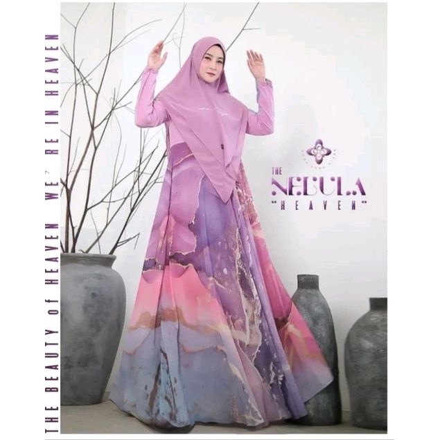 Gamis Nebula heaven by Nona Anna hijab