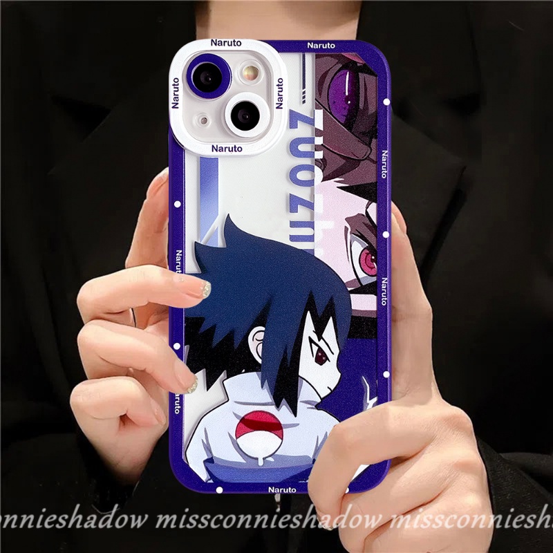 REDMI Redmi9 10 10s 9T 9A 10A 10C 9C NFC Note9 8 11 10 11Pro Plus 9Pro 11s 10s 9s 10Pro Max Note POCO X3 Pro M3 X3 NFC Kartun Animel NARUTO Sasuke Lucu Dan Shikamaru Soft TPU Case Cover