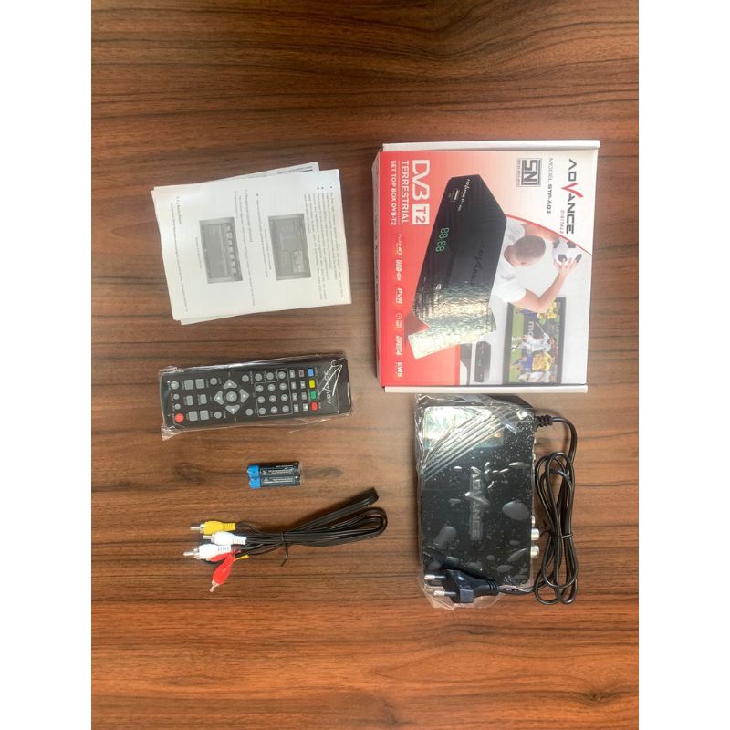 SET TOP BOX TV Digital DVD-T2 Advance STP -A02 terbaru