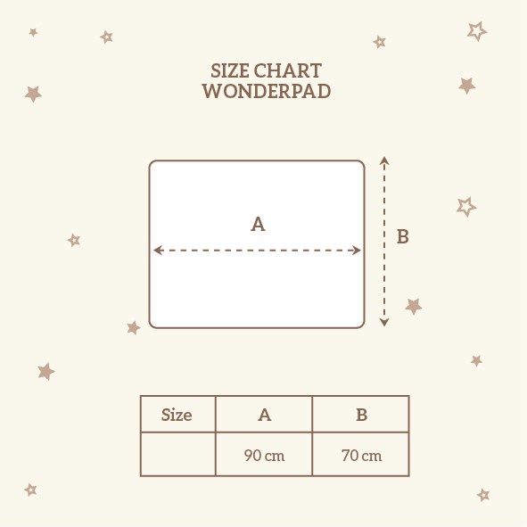 PERLAK LITTLE PALMERHAUS WONDERPAD PERLAK BAYI UK 70 X 90 CM