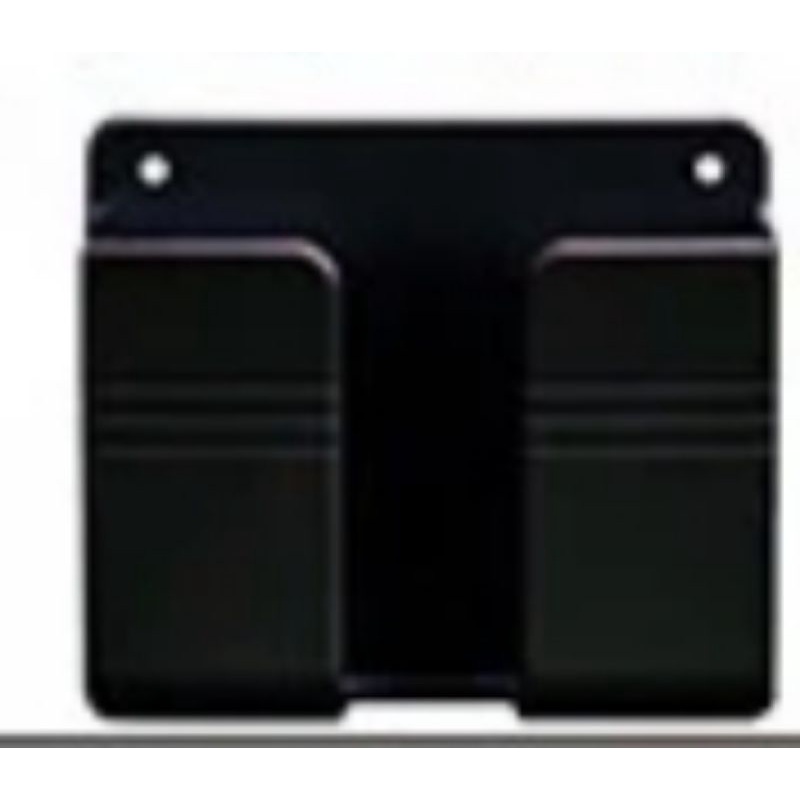 Stand holder charging hp tempel di dinding, hitam