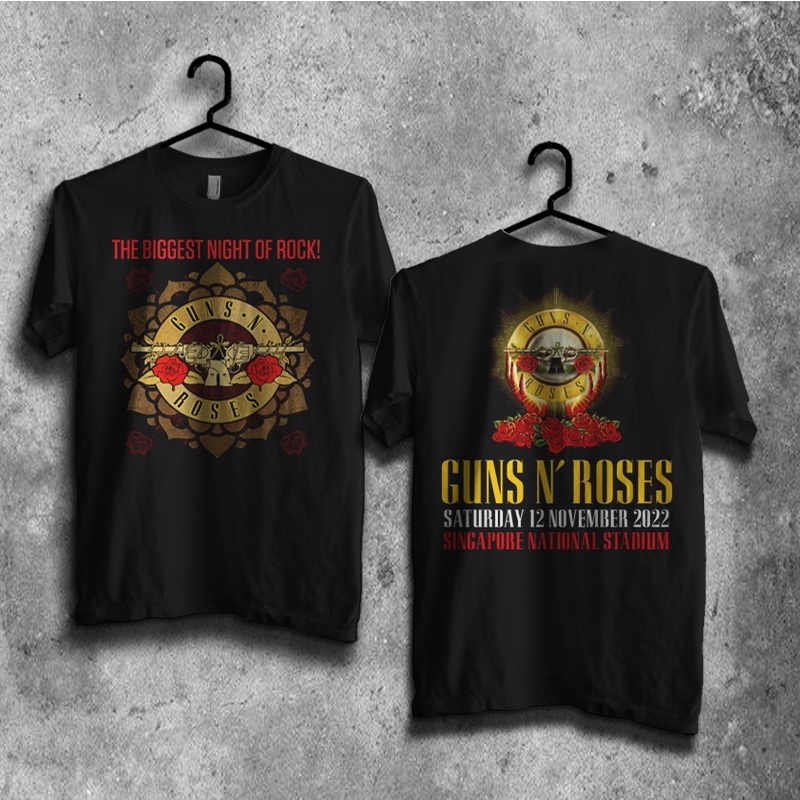 Kaos Band Guns N Roses - Tour Singapore