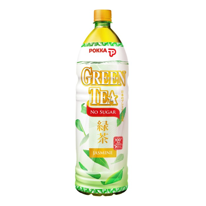 

Pokka Green Tea Jasmine No Sugar / Teh Aroma Melati Tanpa Gula 450 Ml