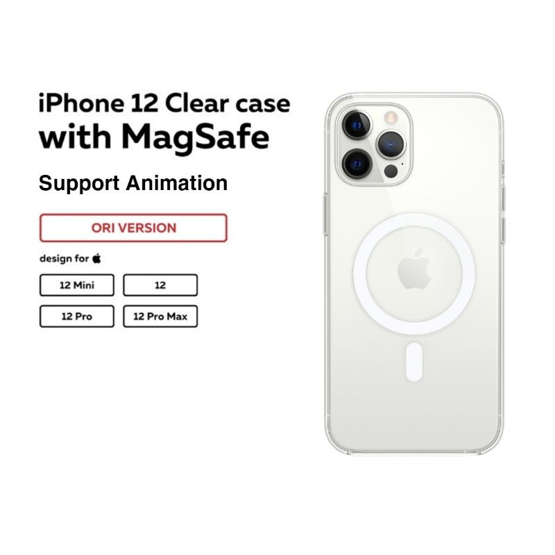 Clear Case With MagSafe iPhone 12 / 12 Mini / 12 Pro / 12 Pro Max