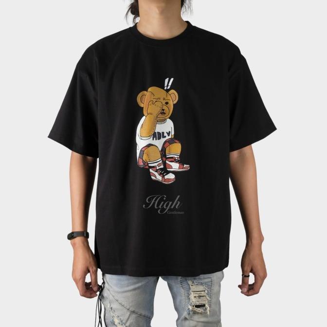 ADLV Check Pants Bear Tee - Black 100% Authentic