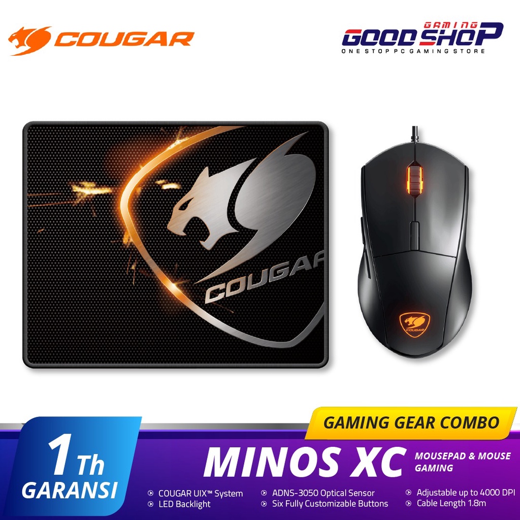 Cougar Minox XC Combo Minos XC UIX™ + Speed XC - Gaming Gear Combo