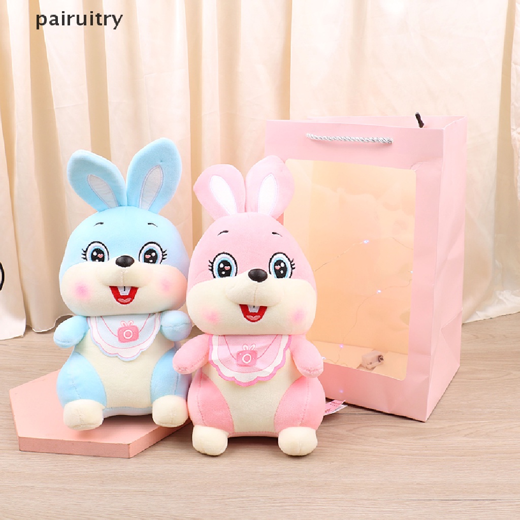 Prt 1pc 28cm Lucu Warna-Warni Kelinci Mainan Mewah Bunny Stuffed Animal Baby Doll Gadis Menemani Sleepy Pillow Hadiah Yang Indah Untuk Anak-Anak PRT