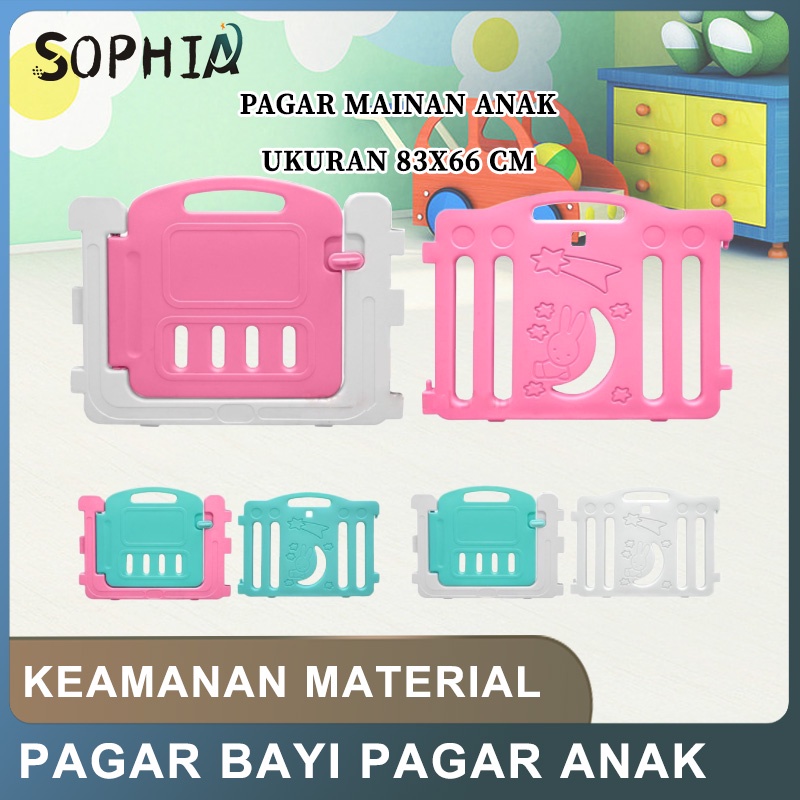 Sophia Pagar Bayi Pagar Anak Baby Fence Pagar Mainan Anak Prosotan Kuda Kudaan Babyfance Mainan penjaga bayi