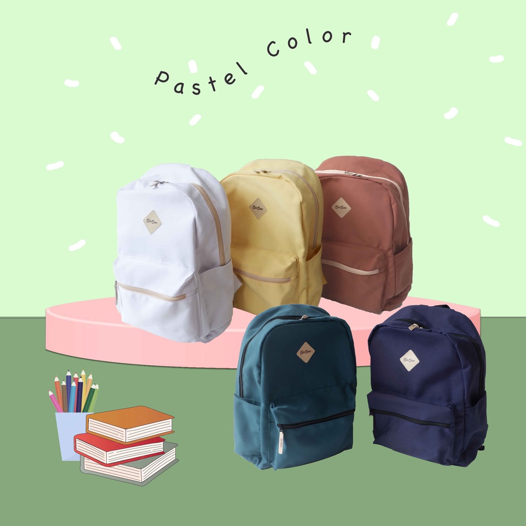 TAS RANSEL DUALO PUNGGUNG BAG SEKOLAH TRAVEL TRAVELLING LAPTOP BACKPACK KANVAS CANVAS SERBAGUNA WATERPROOF WATER RESISTANT PRIA WANITA ANAK SD SMP SMA KULIAH UNIVERSITAS ANTI HUJAN AIR ANTIBARET ANTIMALING