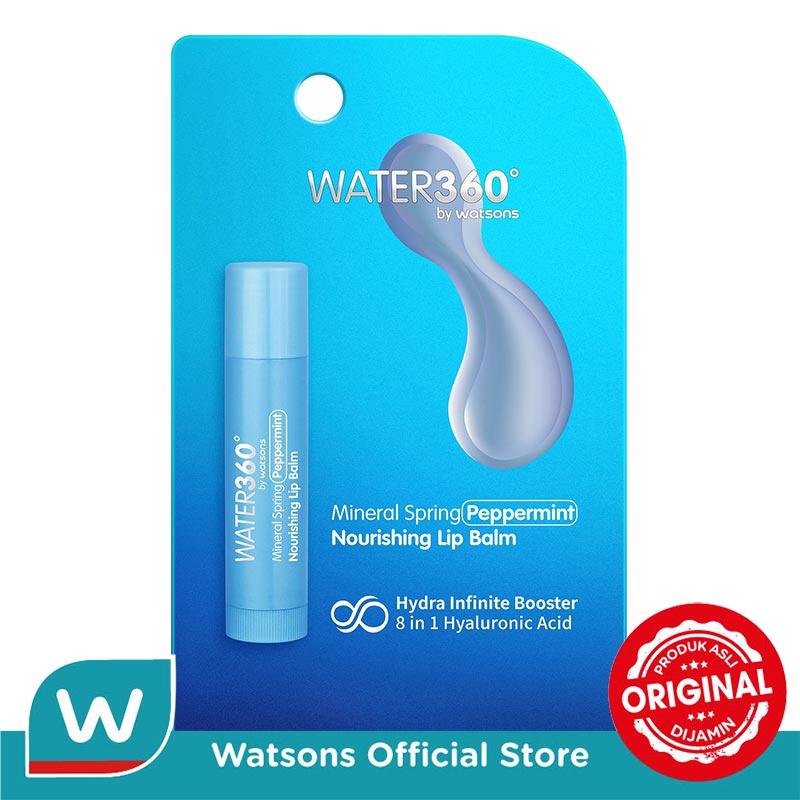 Water 360 Mineral Spring Peppermint Nourishing Lip Balm 3.5G