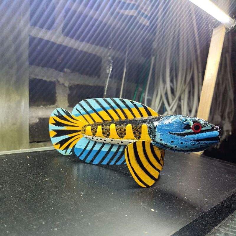 Patung channa,patung ikan