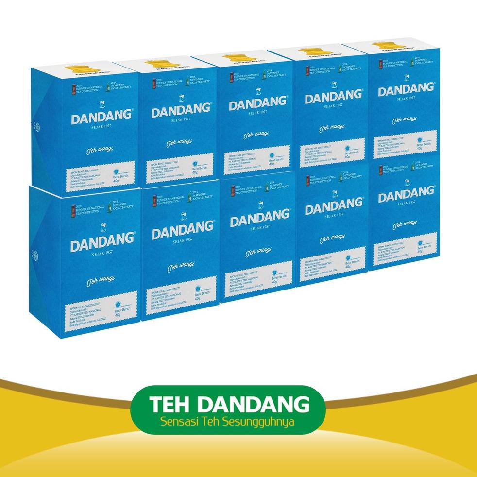 

[KODE LLK0Z] Teh Dandang Biru 40gr - Teh Tubruk - 1 slop isi 10 box 40gr