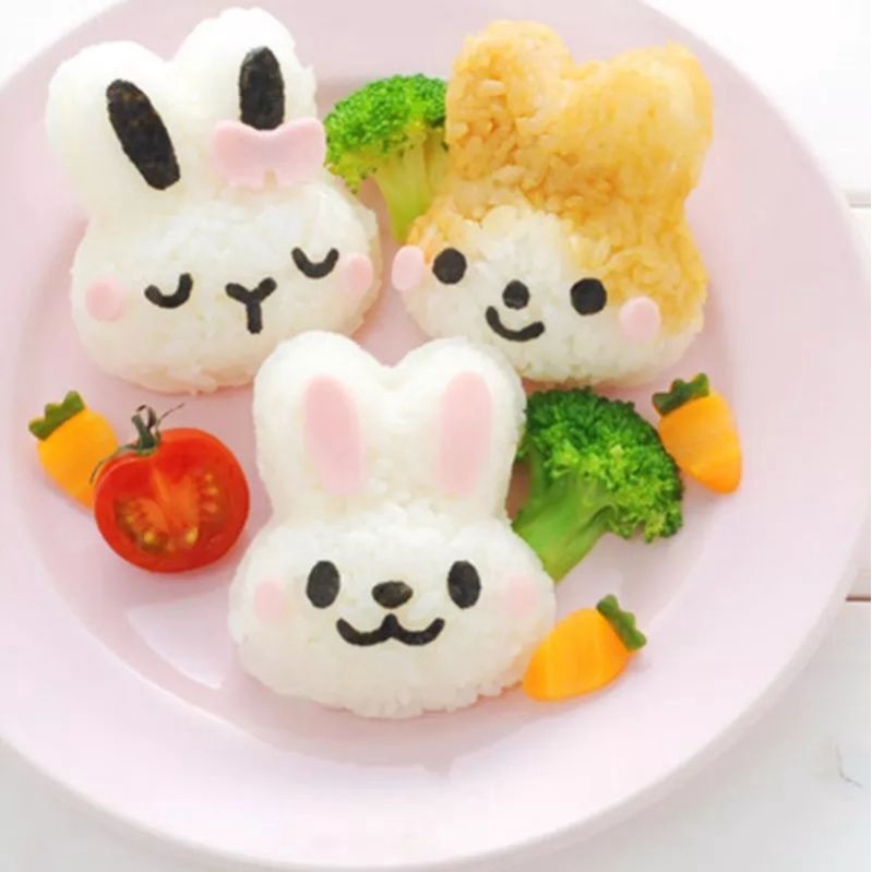 3in1 Cetakan Nasi Bento Bekal Anak Lucu Karakter