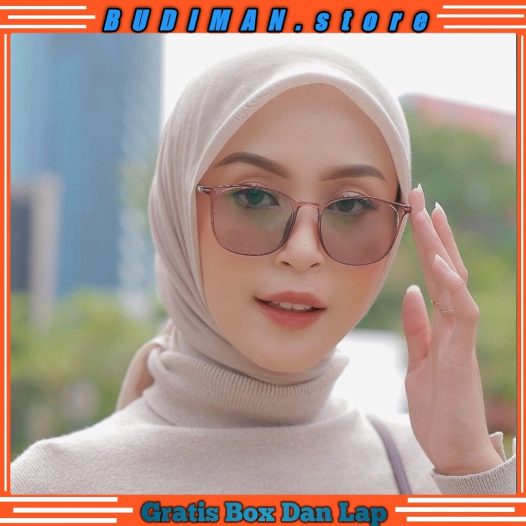 [TERMURAH] Kacamata Photocromic Korea / Anti Radiasi 2 In 1 Potokromik Photochromic Pria Wanita 2124