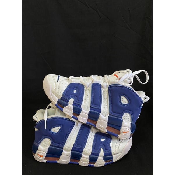 NIKE UPTEMPO WHITE BLUE SECOND SIZE 43