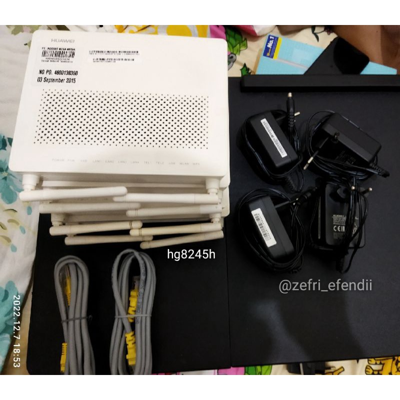 Huawei hg8245h gig dan Hg8045h biznet