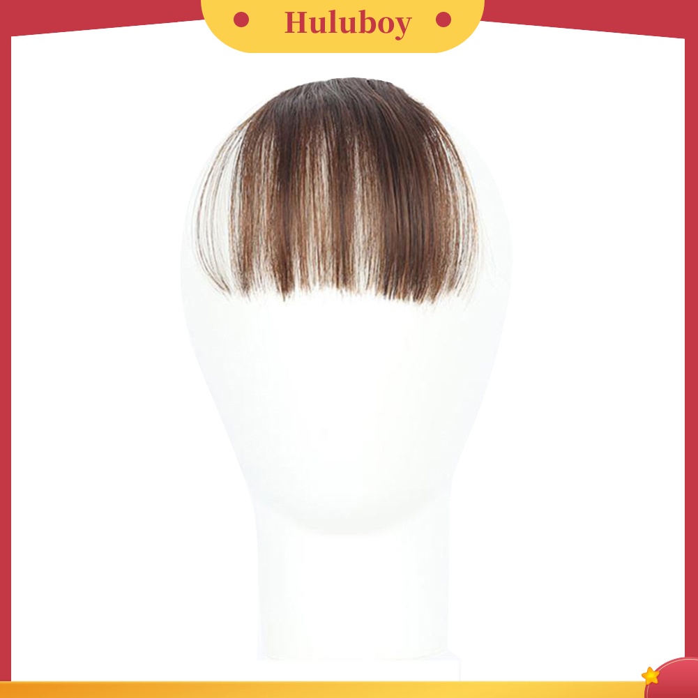 Rambut Poni Extension Klip On Mini Tipis 4 Warna Untuk Wanita