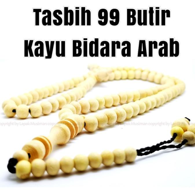 Tasbih Kayu Bidara Arab Asli Alam Tasbih Kayu 99 Butir