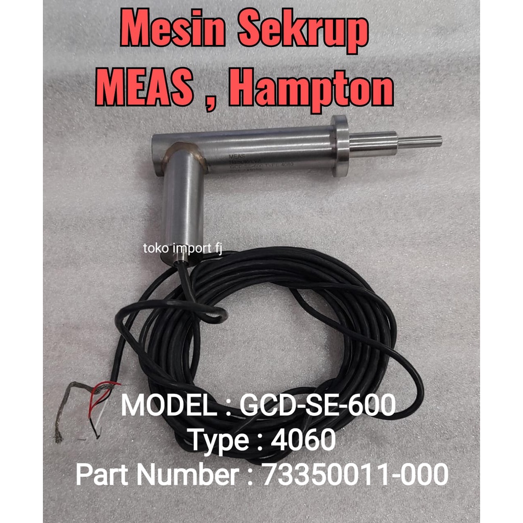 Jual MEAS Hampton Screw Machine LVDT 73350011-000 GCD-SE-600 Type 4080 ...