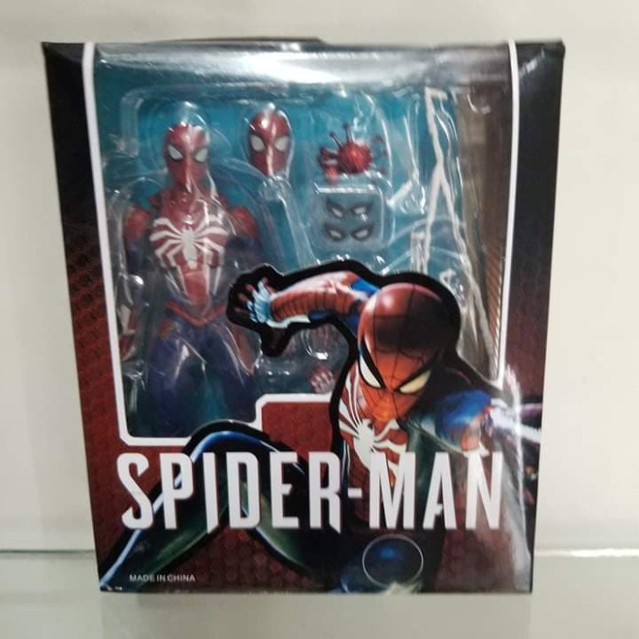 Mainan action figure Shf spiderman ps4 shfiguarts recast bandai tinggi