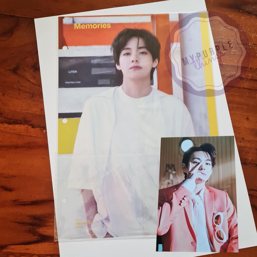 [Sharing] BTS MEMORIES OF 2021 - Clear Photo Index + Postcards Set V Taehyung