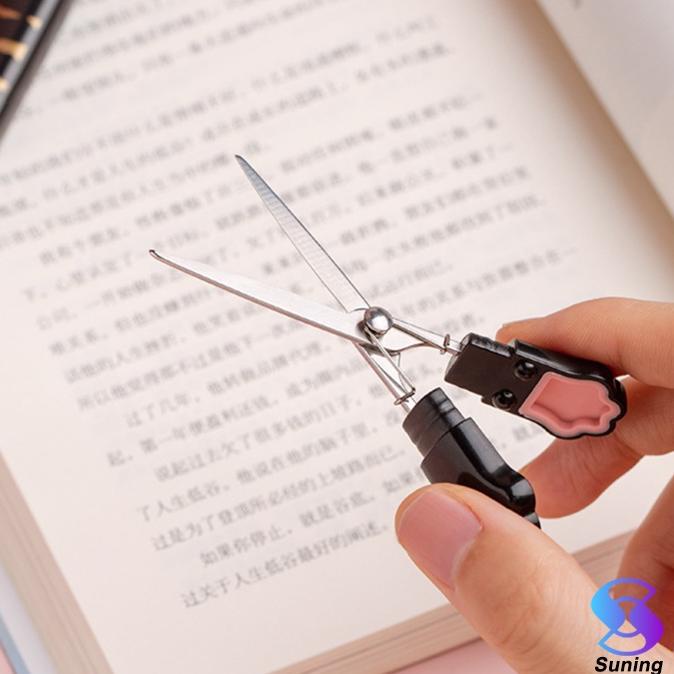 

Terlaku ⁑ Gunting cakar kucing gunting kecil portabel gunting pena mini tangan akun kantor gunting multi-fungsional Scissors Kids Student Paper Cutting Stationery.