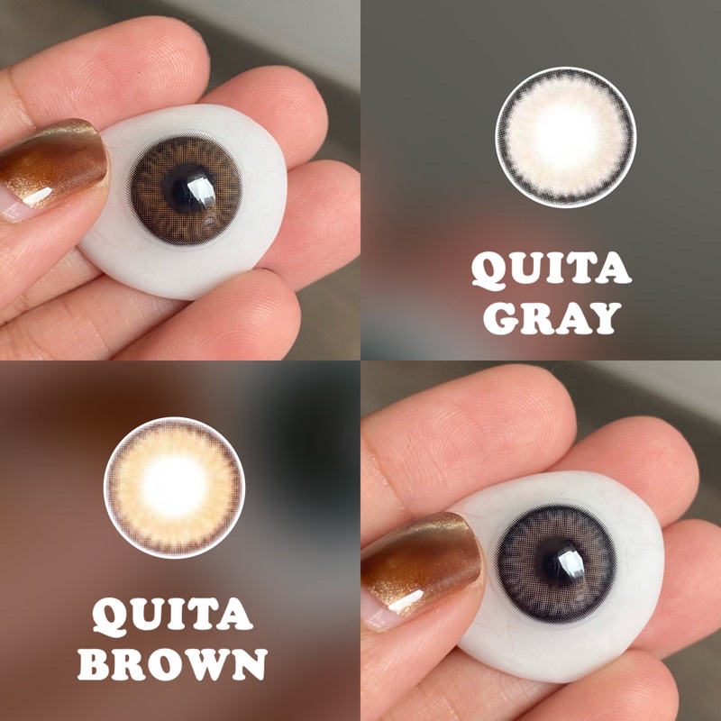 EYEMAZING Softlens - Quita Brown / Coklat Normal Minus Beda Minus