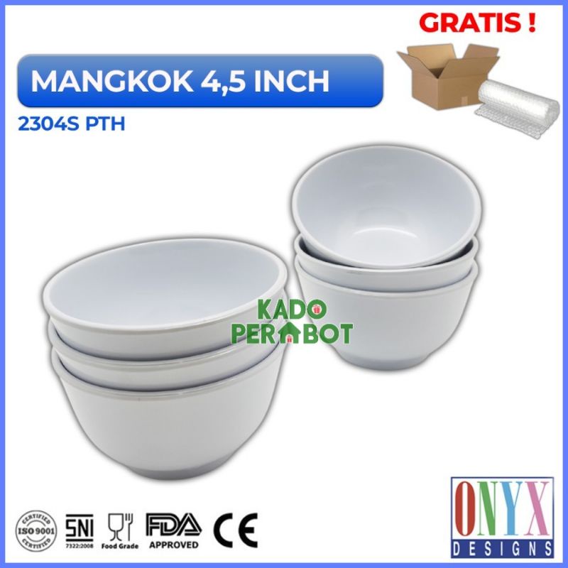 mangkok nasi onyx 4,5&quot; - mangkok melamine onyx - mangkok cetakan nasi