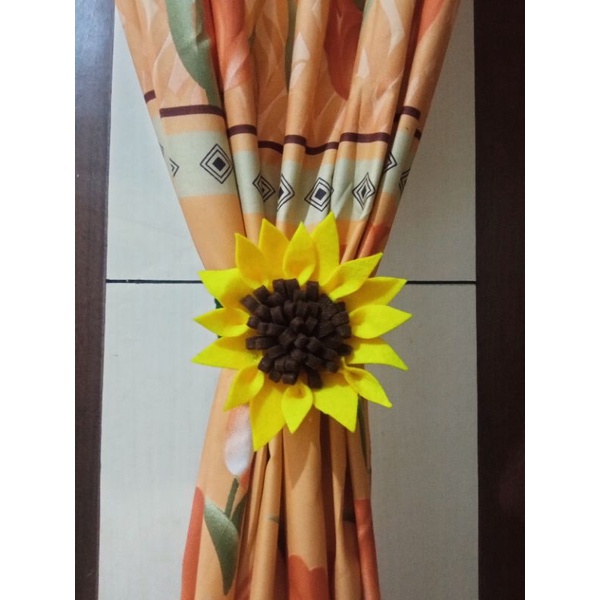 Tali gorden bunga flanel/ikat gorden flanel/tali hordeng