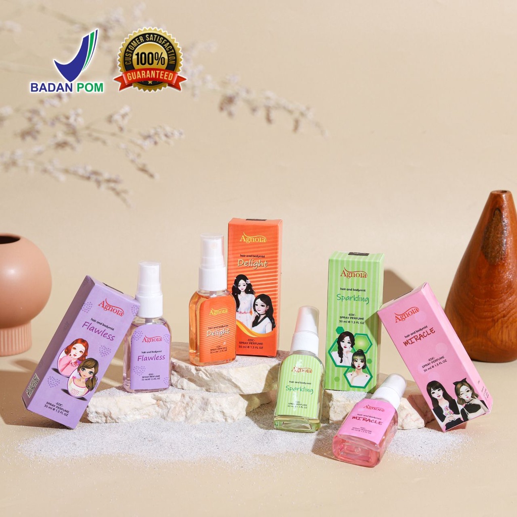 [BPOM] AGNOLA Parfum Body Mist 30ml Premium / Parfum Unisex Wangi Tahan Lama / Hair And Body Mist Ag