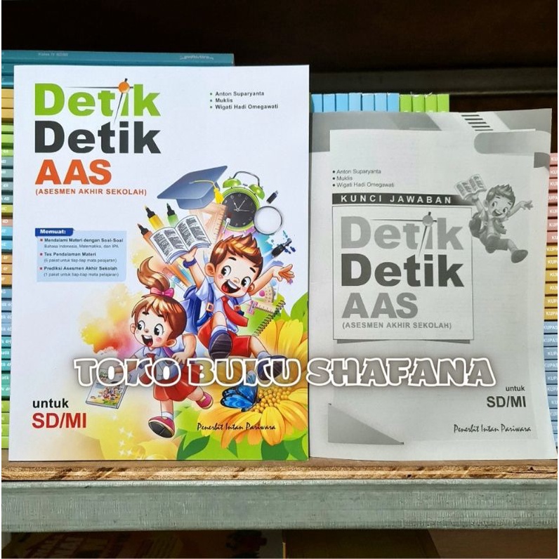 Buku Soal Detik Detik AAS SD/MI Intan Pariwara Plus Kunci Jawaban - Asesmen Akhir Sekolah