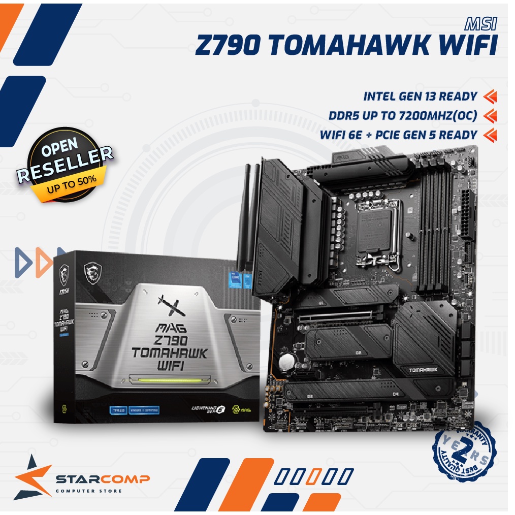 MSI MAG Z790 TOMAHAWK WIFI DDR5 Motherboard Intel LGA 1700 Gen13 Z 790